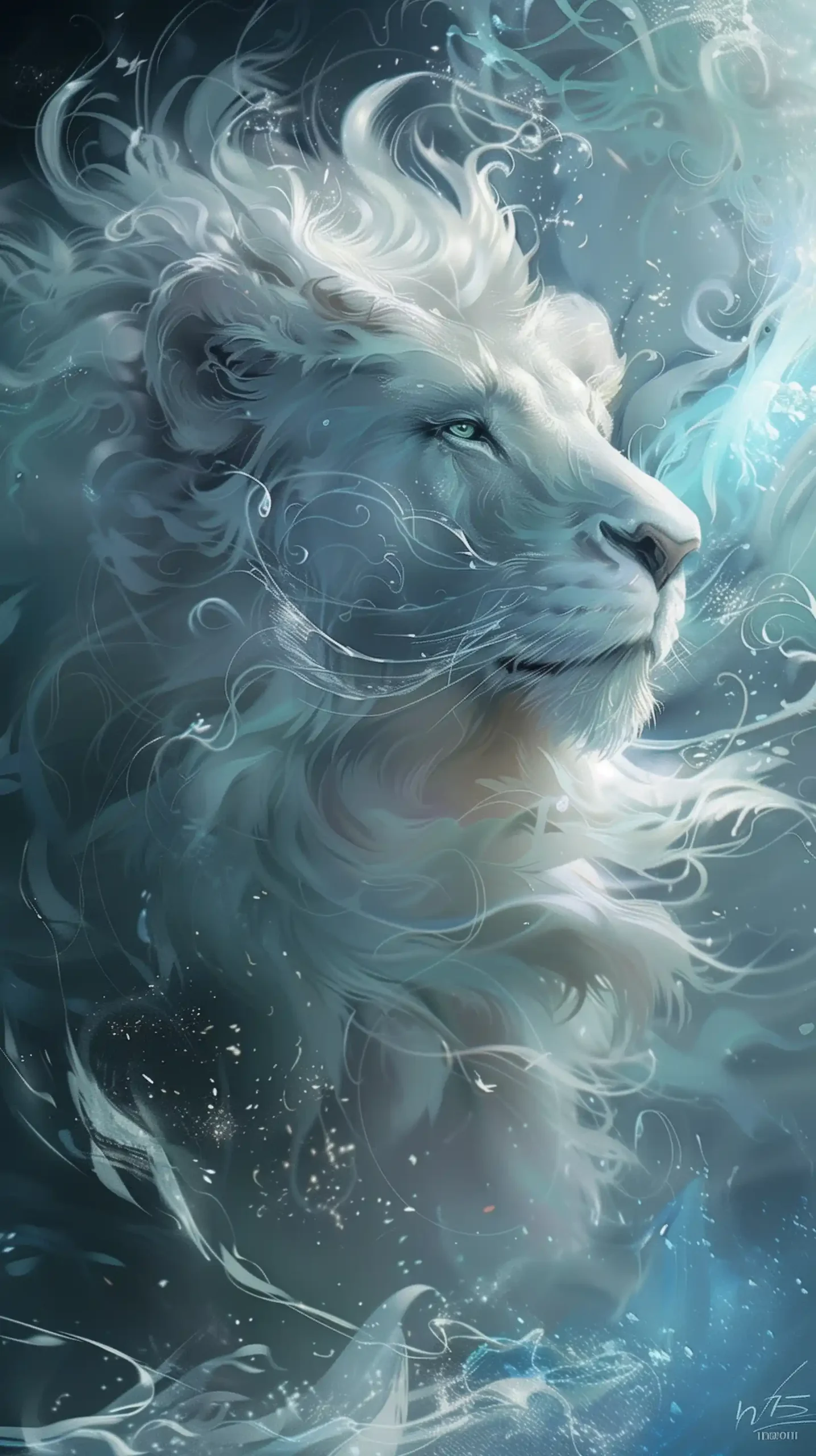 Zodiac Lion in Villeneuve Style Midjourney提示词