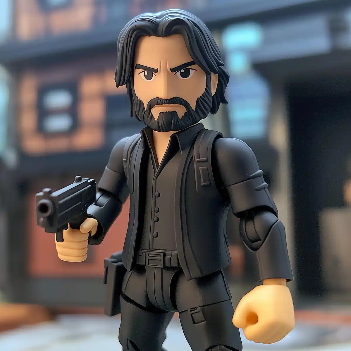 John Wick Gaming Avatar Midjourney提示词