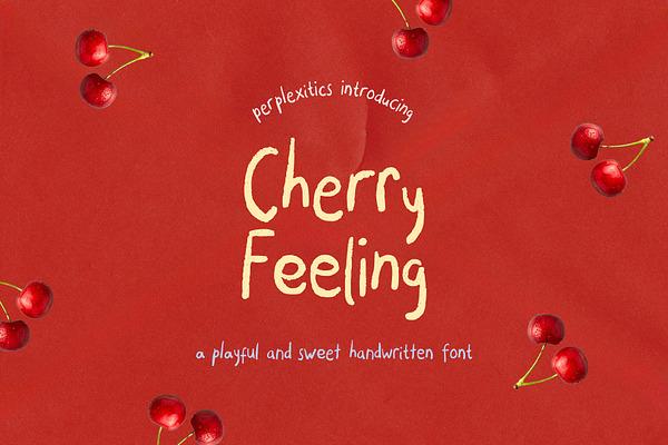 Cherry Feeling Handwritten Font