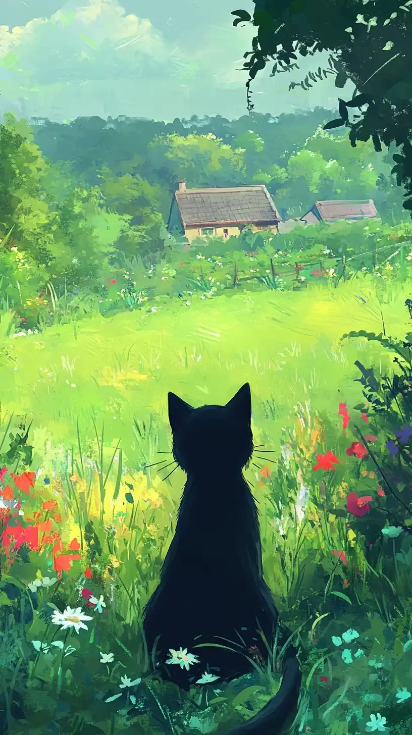 Whimsical Jiji in Countryside Midjourney 提示词生成效果