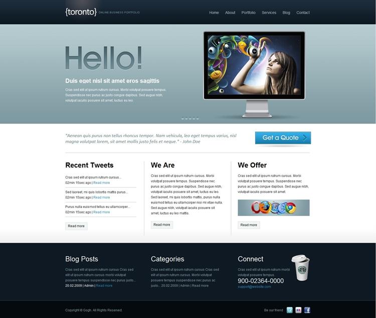 wordpress 主题模版 