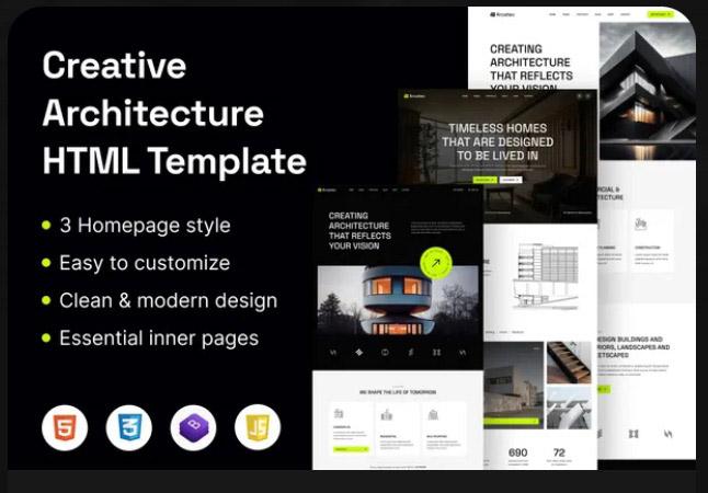Arcatec - Architecture and Interior Html Template