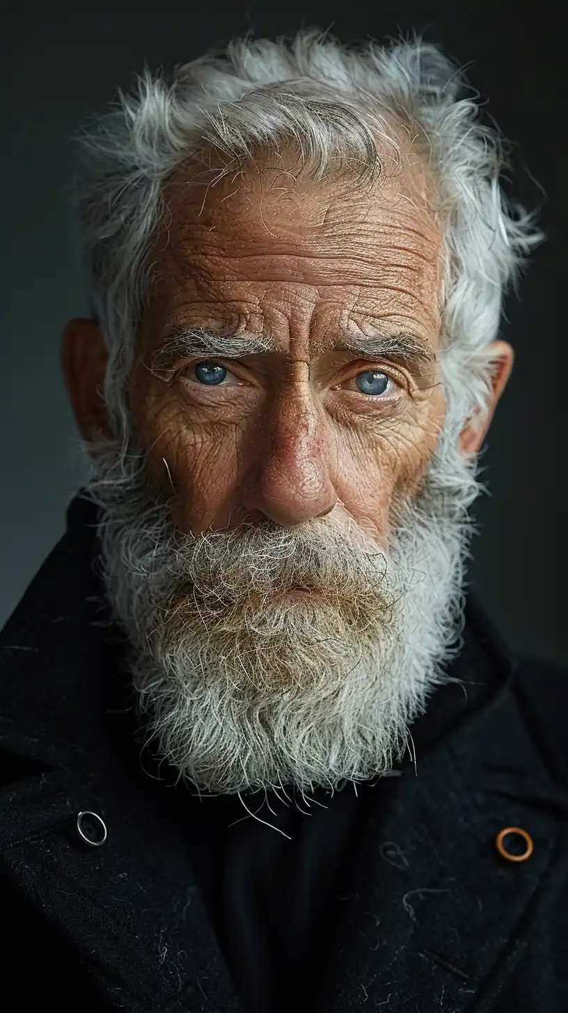 Bearded Sage Portrait Midjourney提示词