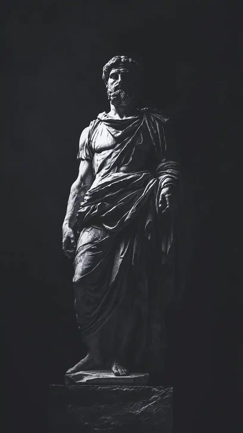 Stoic Greek Landscape Illustration Midjourney提示词