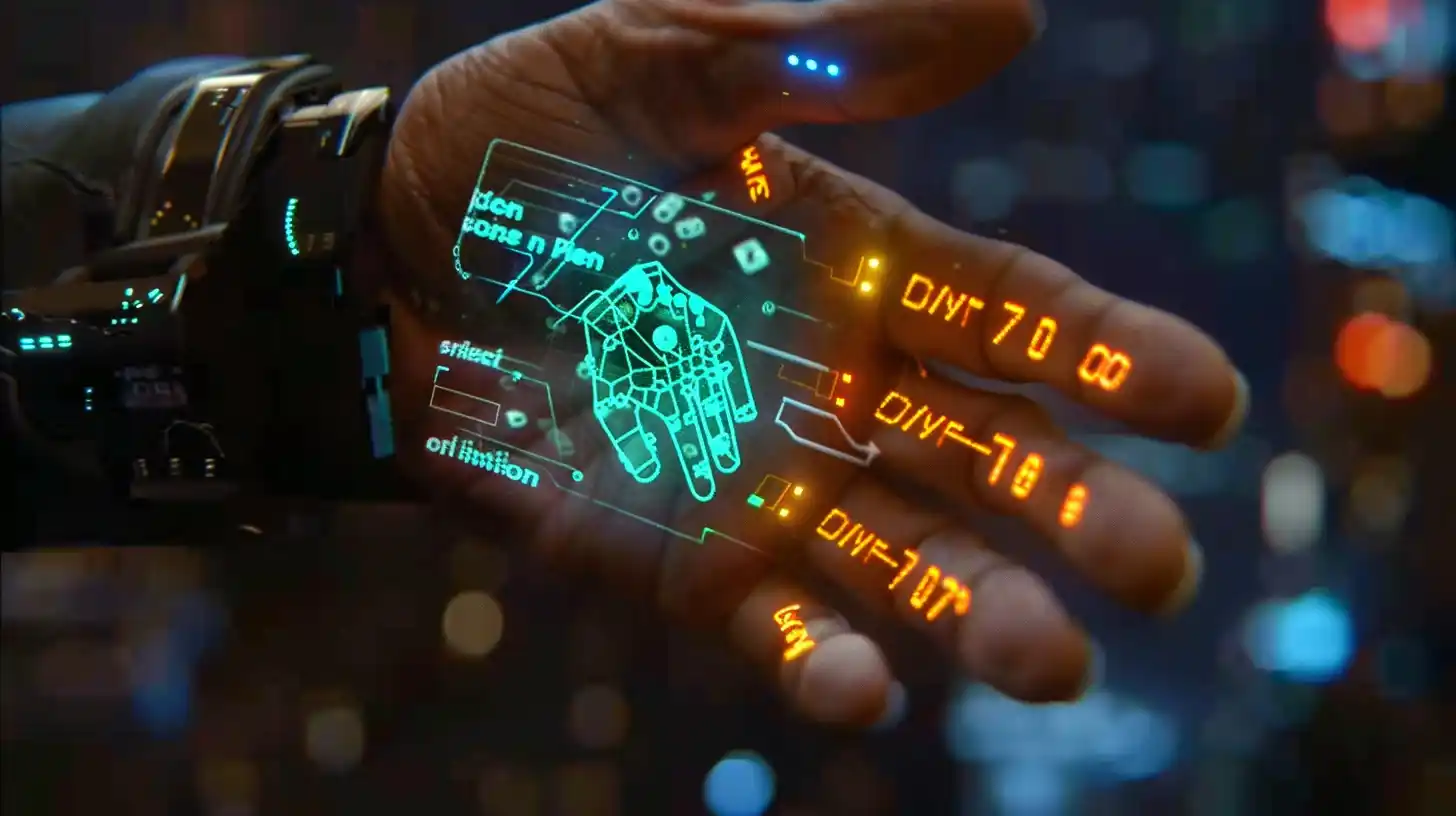 Cyberpunk Palm Map Midjourney提示词