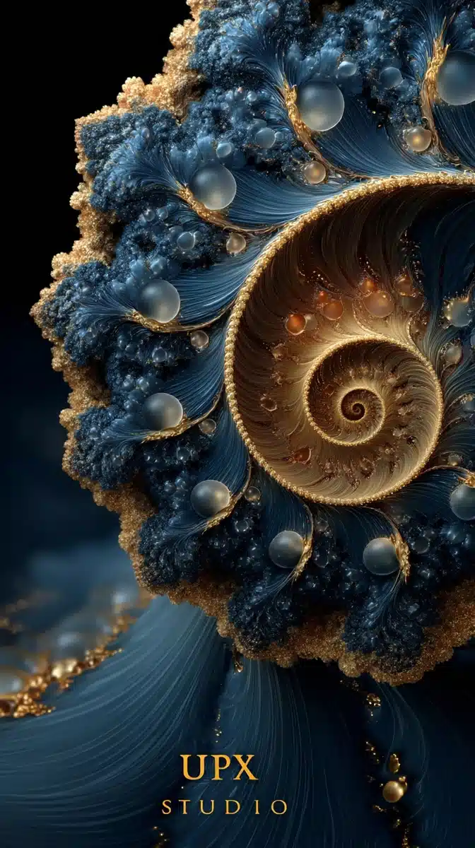 Fractal Geometry with UPX Studio Midjourney提示词