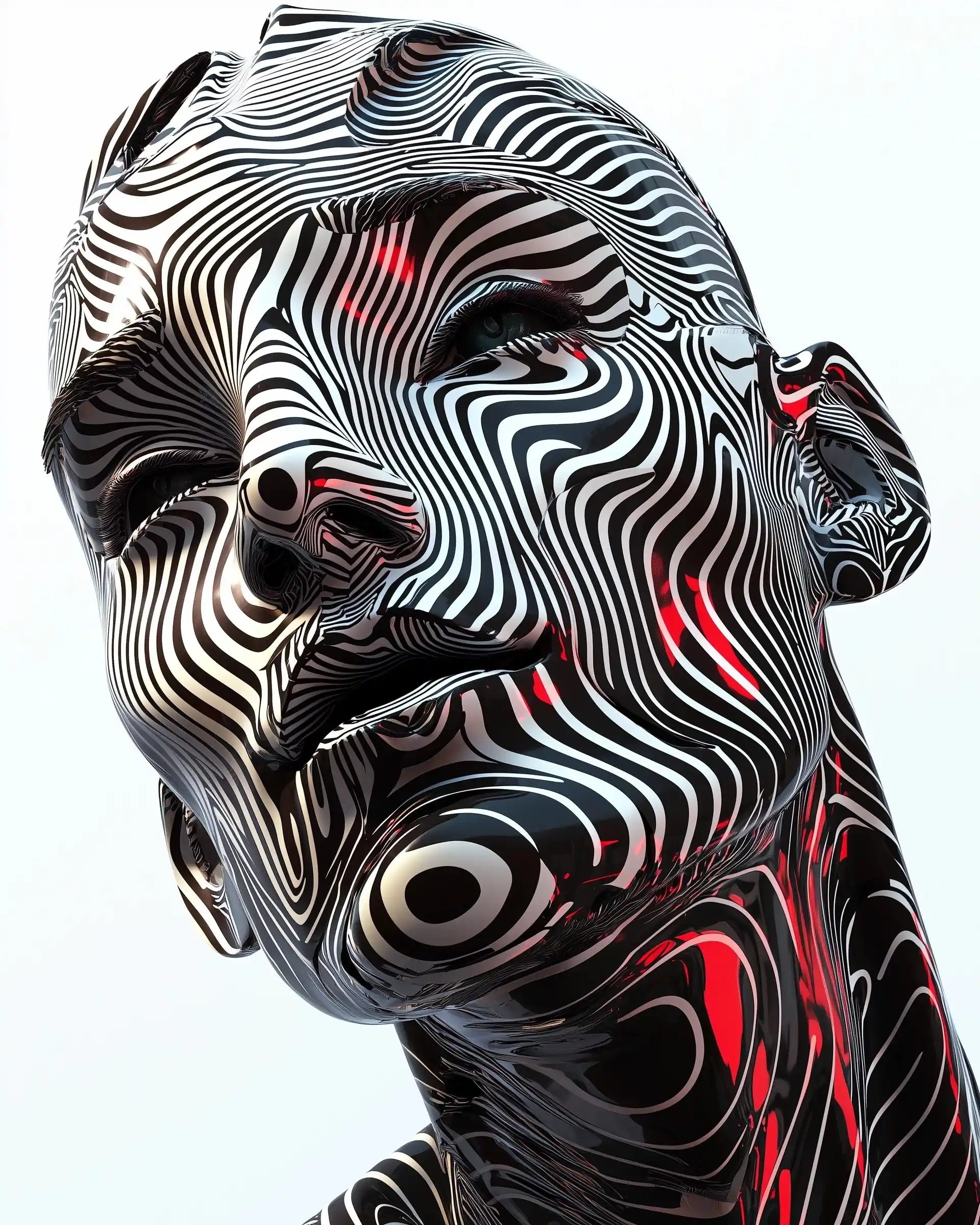 Abstract Character Design Art Midjourney提示词