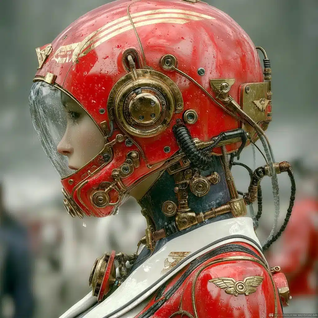 Art Deco Android Bounty Hunter Midjourney提示词