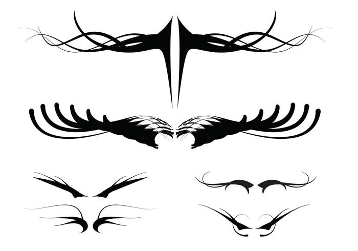 漩涡，饰品，Swooshes