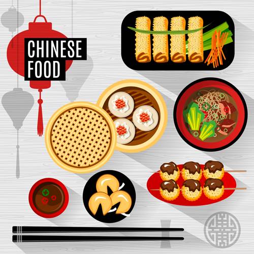 点心小吃美食主题