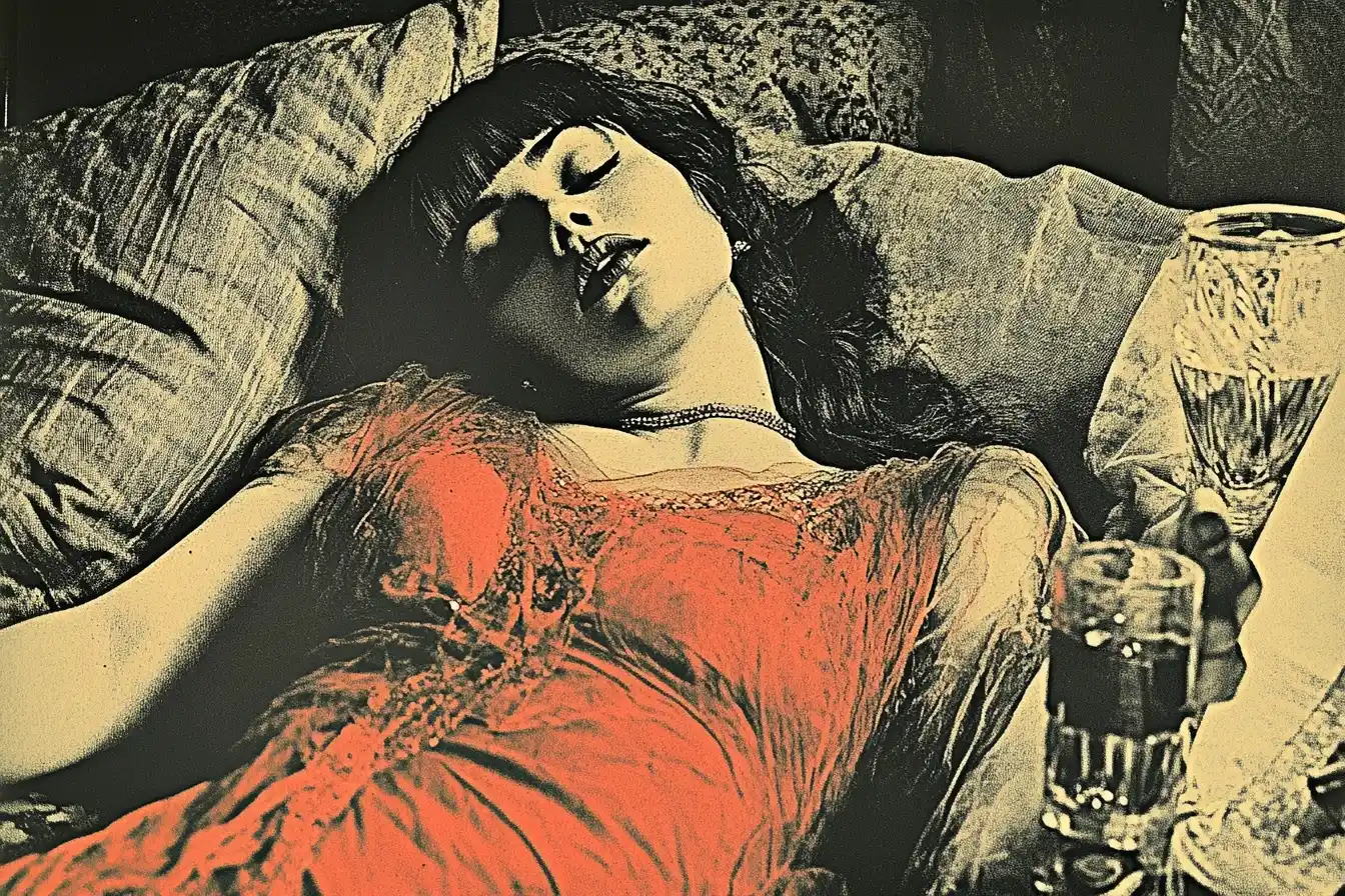 Asian Woman in Lounge Midjourney 提示词生成效果