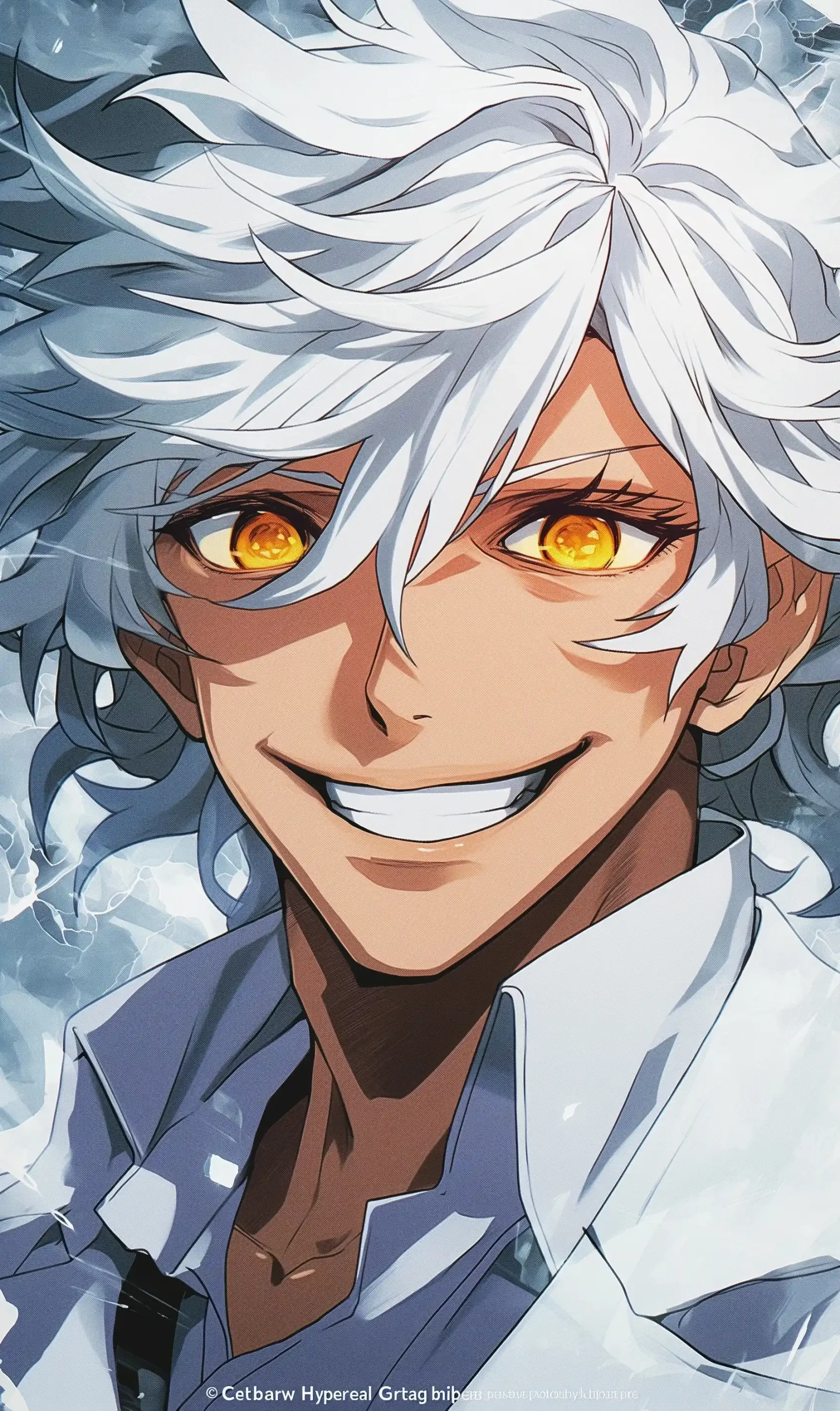 Anime Scientist in C Hypereal Midjourney提示词