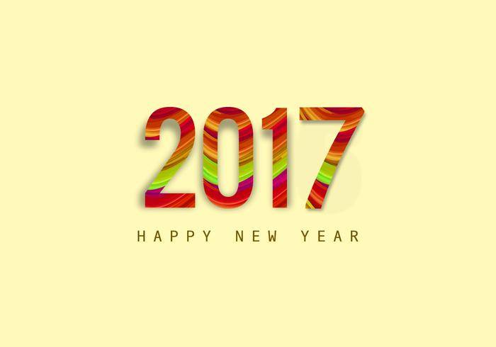 时尚新年2017年卡