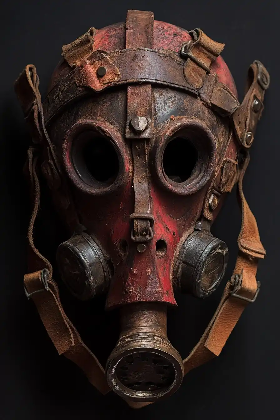 Hanafuda Gas Mask Design Midjourney提示词