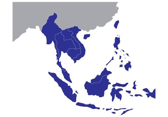 东南亚自由州地图