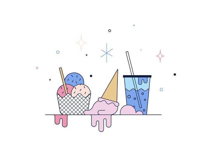 免费的冰淇淋矢量
