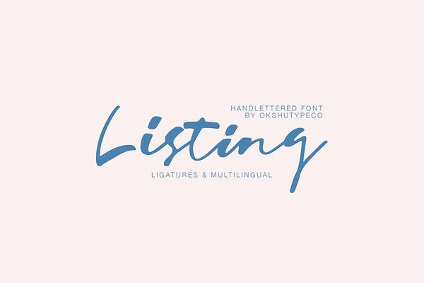 Listing