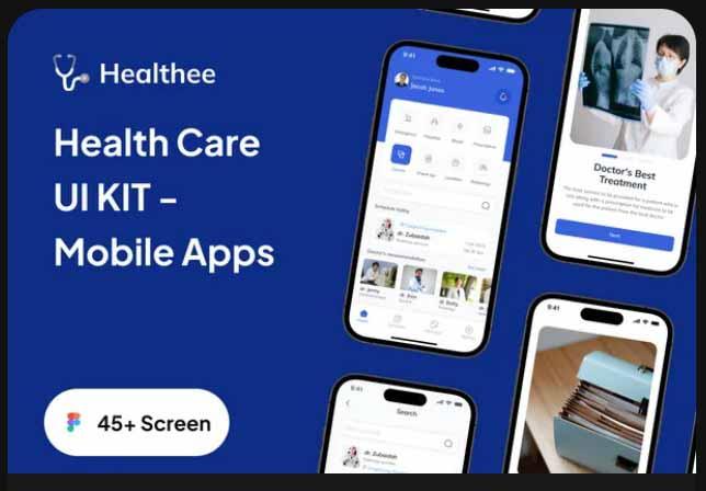 Healthee - Healthcare Mobile App UI KIT