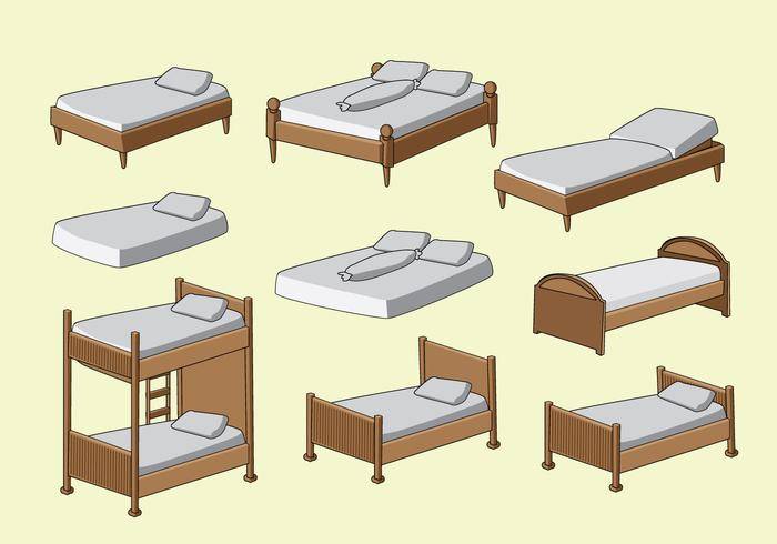 免费床垫矢量