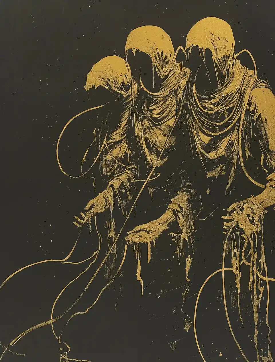 Tubed Cultists Levitate Midjourney提示词