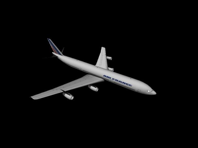 飞机3D建模MAX格式