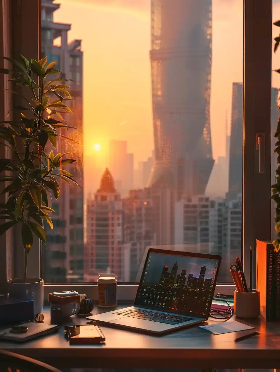 Photographers Shanghai Workspace Midjourney提示词