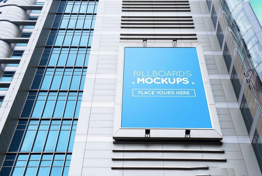 500个户外广告牌样机展示模板合集psd源文件打包下载