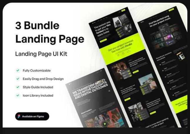 Bundle Landing Page UI KIT