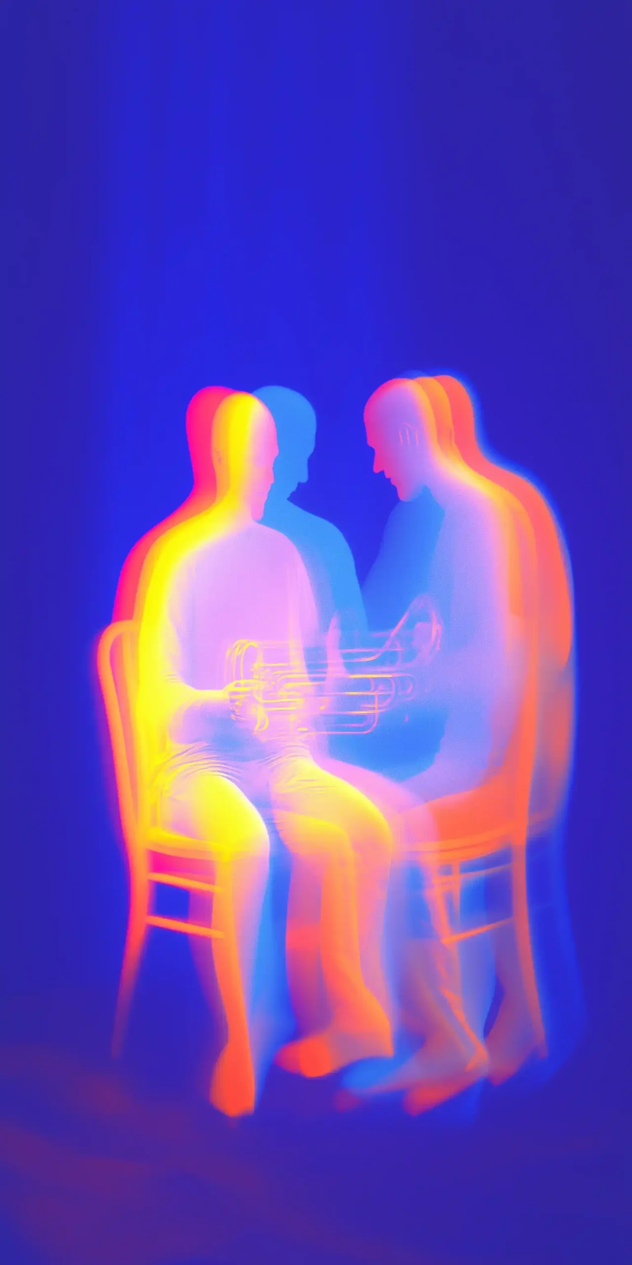 Abstract Trombone Players Photography Midjourney提示词