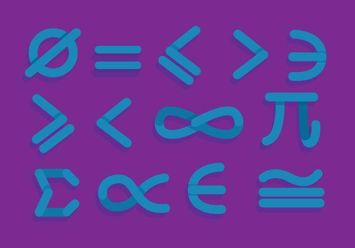 数学符号矢量