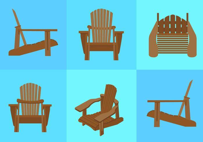 阿迪朗达克椅子海滩