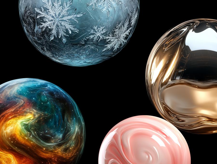 Free Spheres Texture Pack 35个高级球体