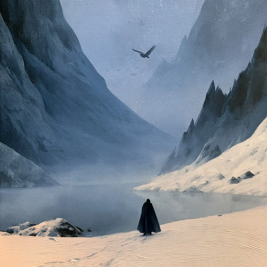 Winter Landscape Scenery Midjourney提示词