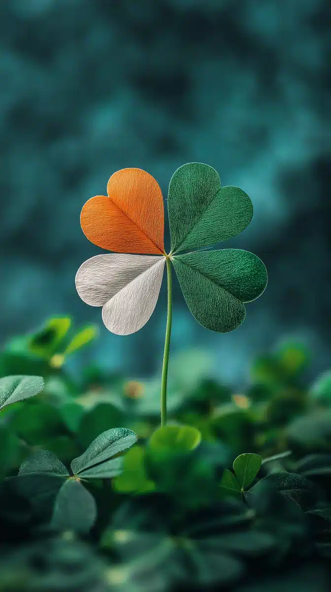 Irish Clover Photography Close-Up Midjourney提示词