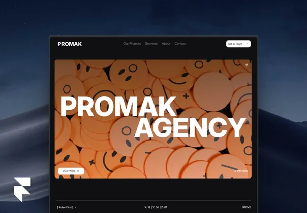 创意代理商Framer模板（Promak），Promak - Creative Agency Framer Template