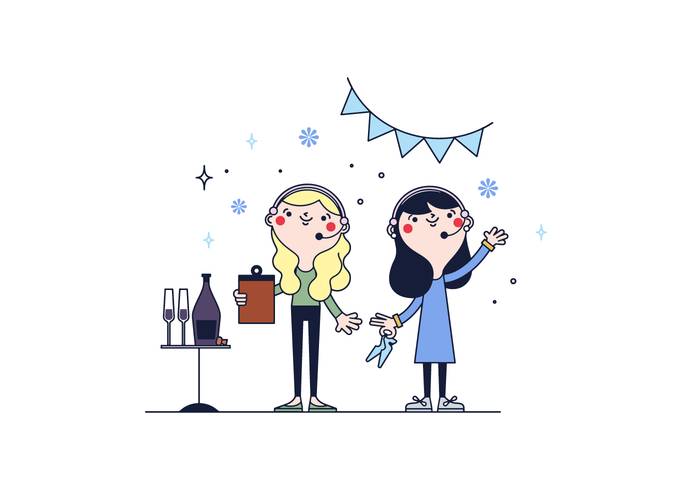 免费的婚礼策划师矢量