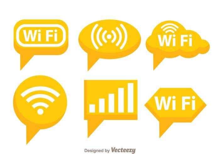 橙色的Wifi符号