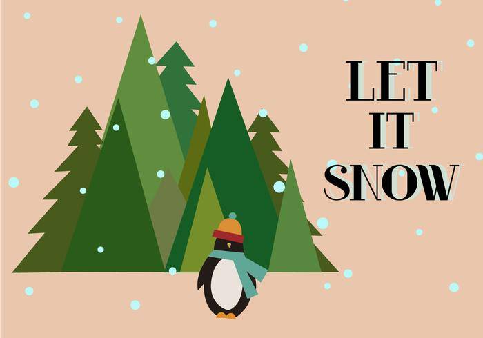 免费让它下雪矢量