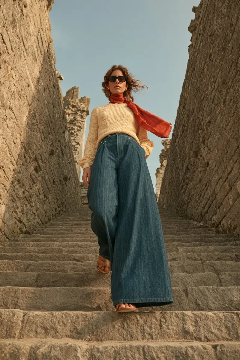 Normandy Editorial Fashion Photography Midjourney提示词