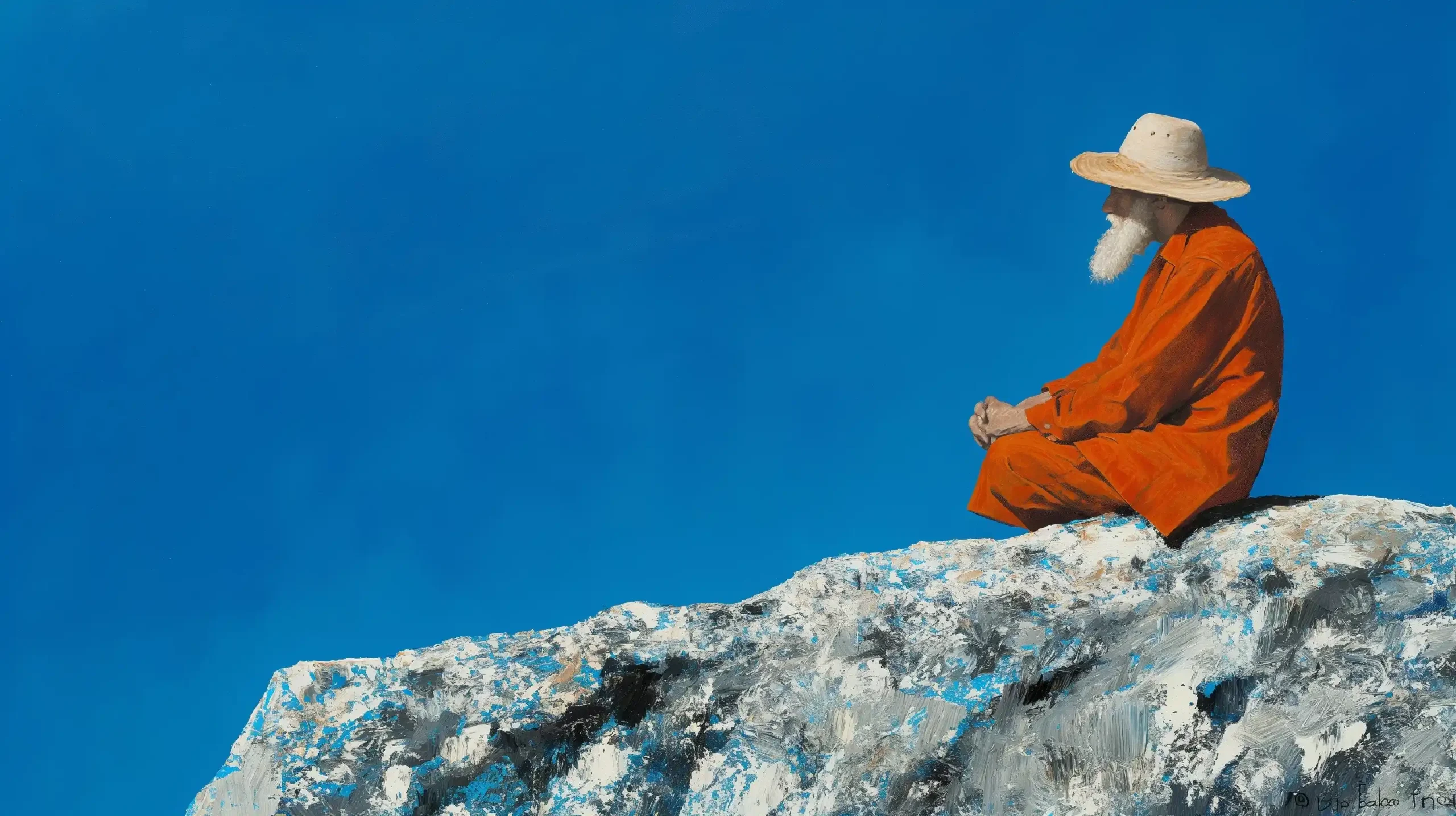 Wizard Captain Explorer by Julio Larraz Midjourney提示词