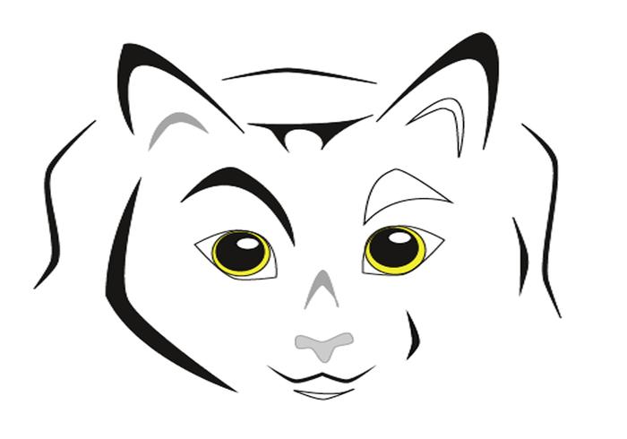 可爱的猫咪矢量