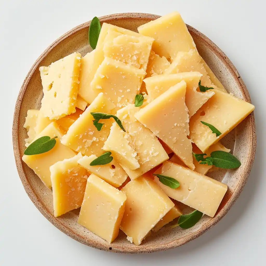 Minimalist Cheese Plate Midjourney提示词