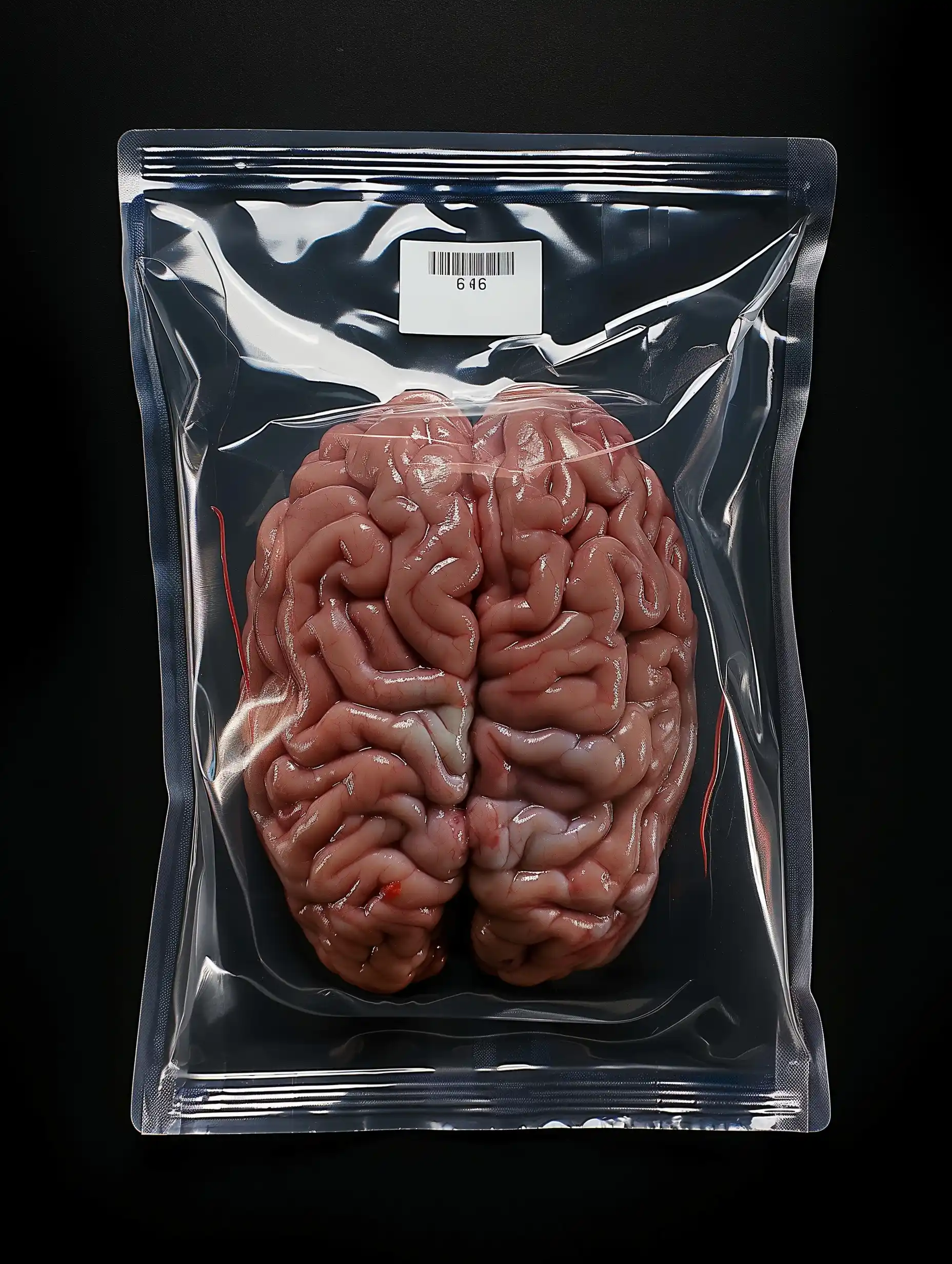 Translucent Brain Packaging Midjourney提示词