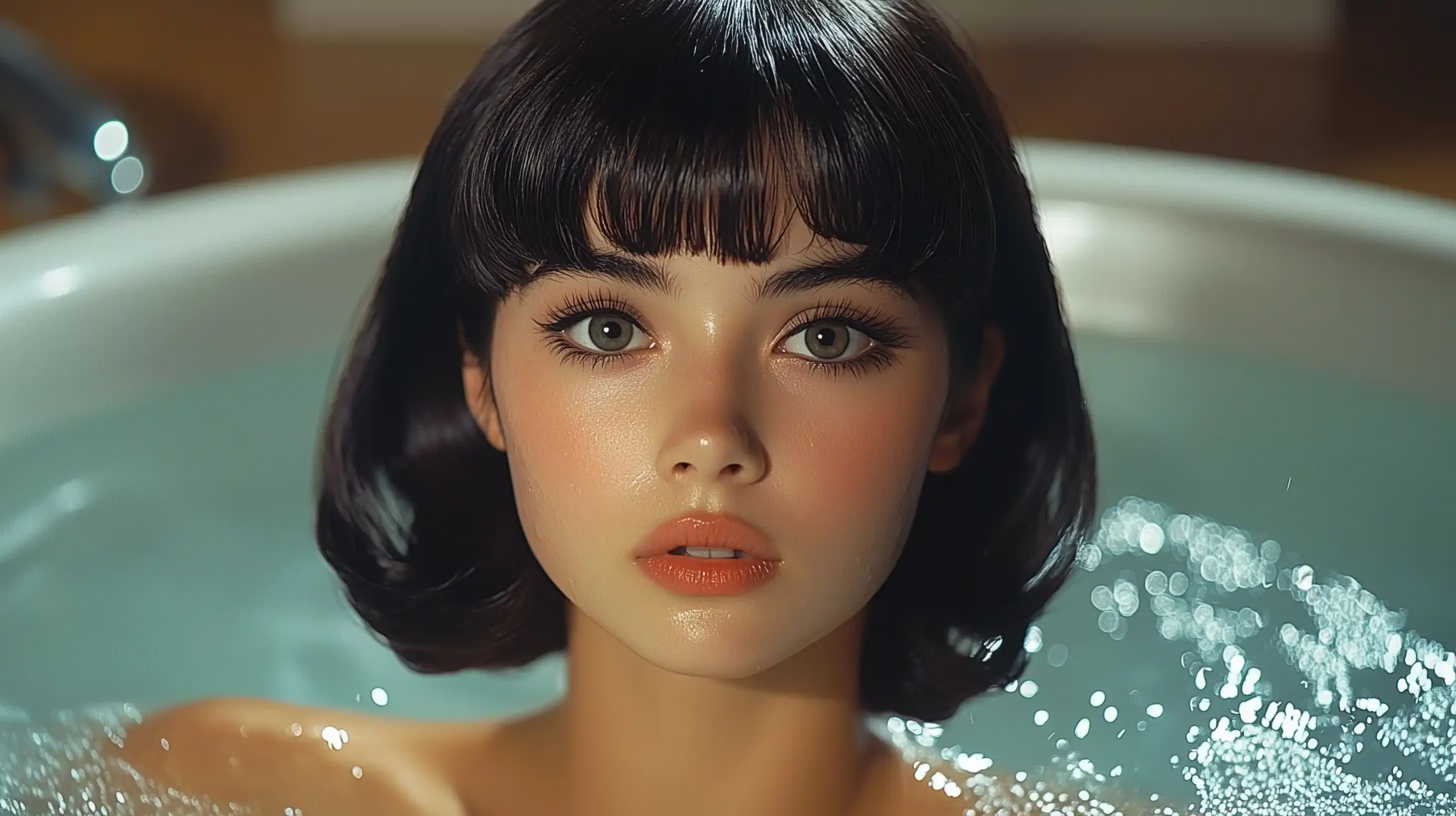 1960s Spy Film Aesthetic Midjourney提示词