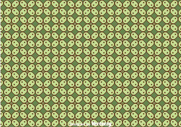 爪哇绿色蜡染背景矢量