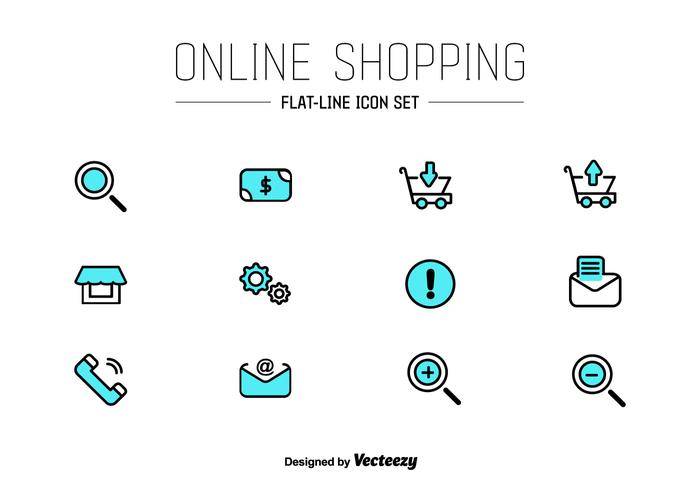 网上商店UI矢量图标