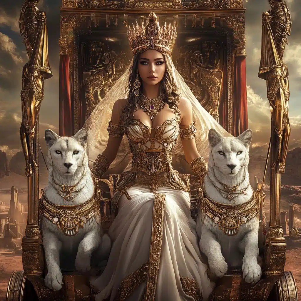 Chariot Tarot Woman Illustration Midjourney提示词