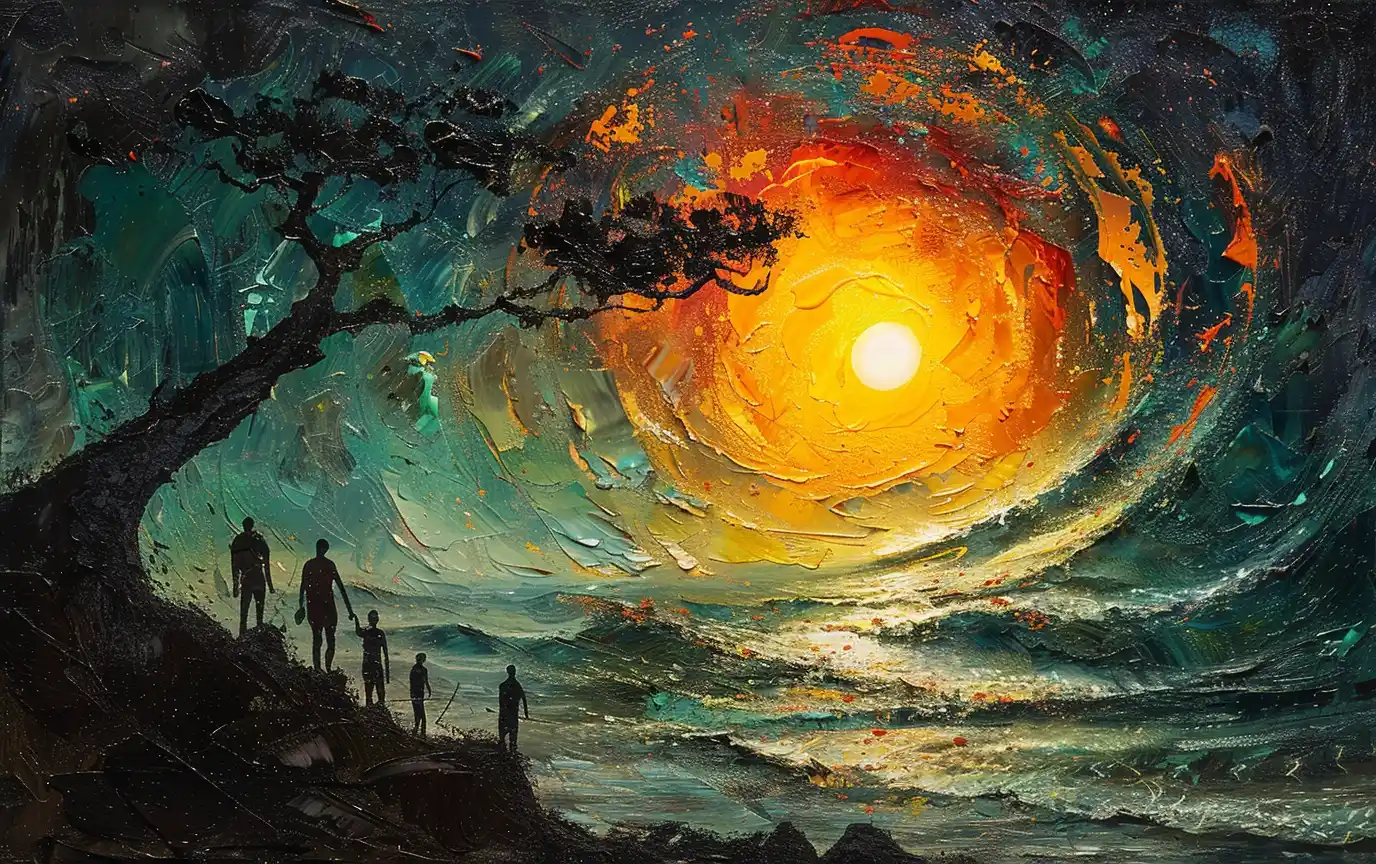 Laguna Beach Brotherhood Oil Midjourney提示词