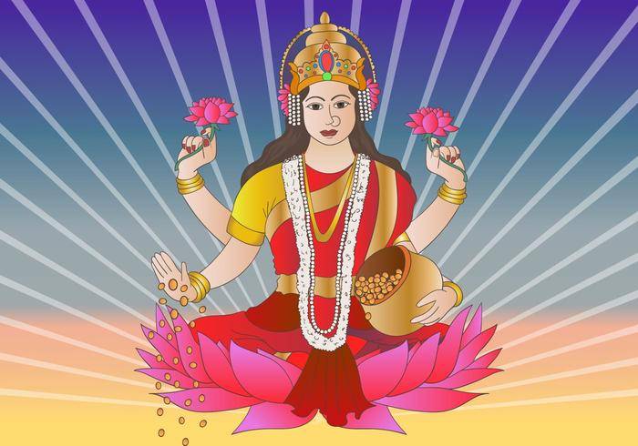 印度教女神拉克什米巴格瓦蒂