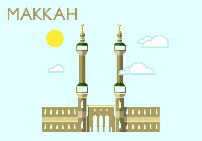 Makkah极简主义者例证